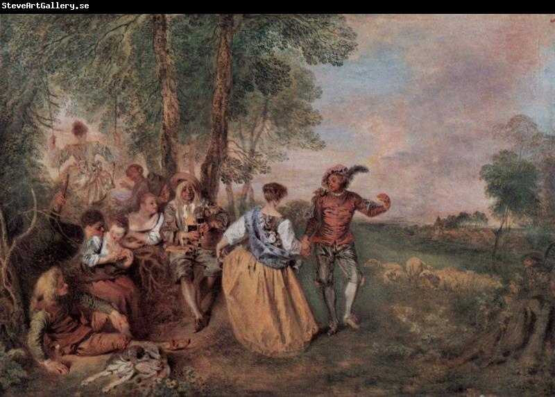 Jean antoine Watteau Die Schafer